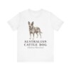 Australian Cattle Dog Latin Shirt, Vintage Dog Sketch Tee, Dog Latin Gift