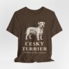 Cesky Terrier Latin Shirt, Vintage Dog Sketch Tee, Dog Latin Gift