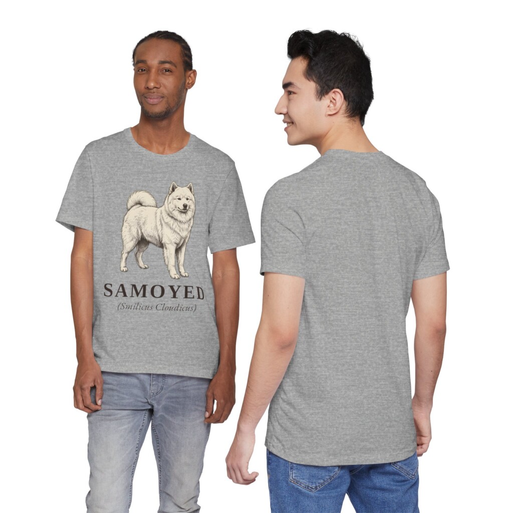 Samoyed Latin Shirt, Vintage Dog Sketch Tee, Dog Latin Gift
