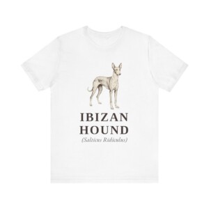 Ibizan Hound Latin Shirt, Vintage Dog Sketch Tee, Dog Latin Gift