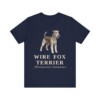 Fox Terrier (Wire) Latin Shirt, Vintage Dog Sketch Tee, Dog Latin Gift Fox Terrier (Wire) Latin Shirt, Vintage Dog Sketch Tee, Dog Latin Gift
