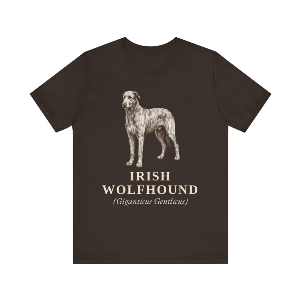 Irish Wolfhound Latin Shirt, Vintage Dog Sketch Tee, Dog Latin Gift Irish Wolfhound Latin Shirt, Vintage Dog Sketch Tee, Dog Latin Gift
