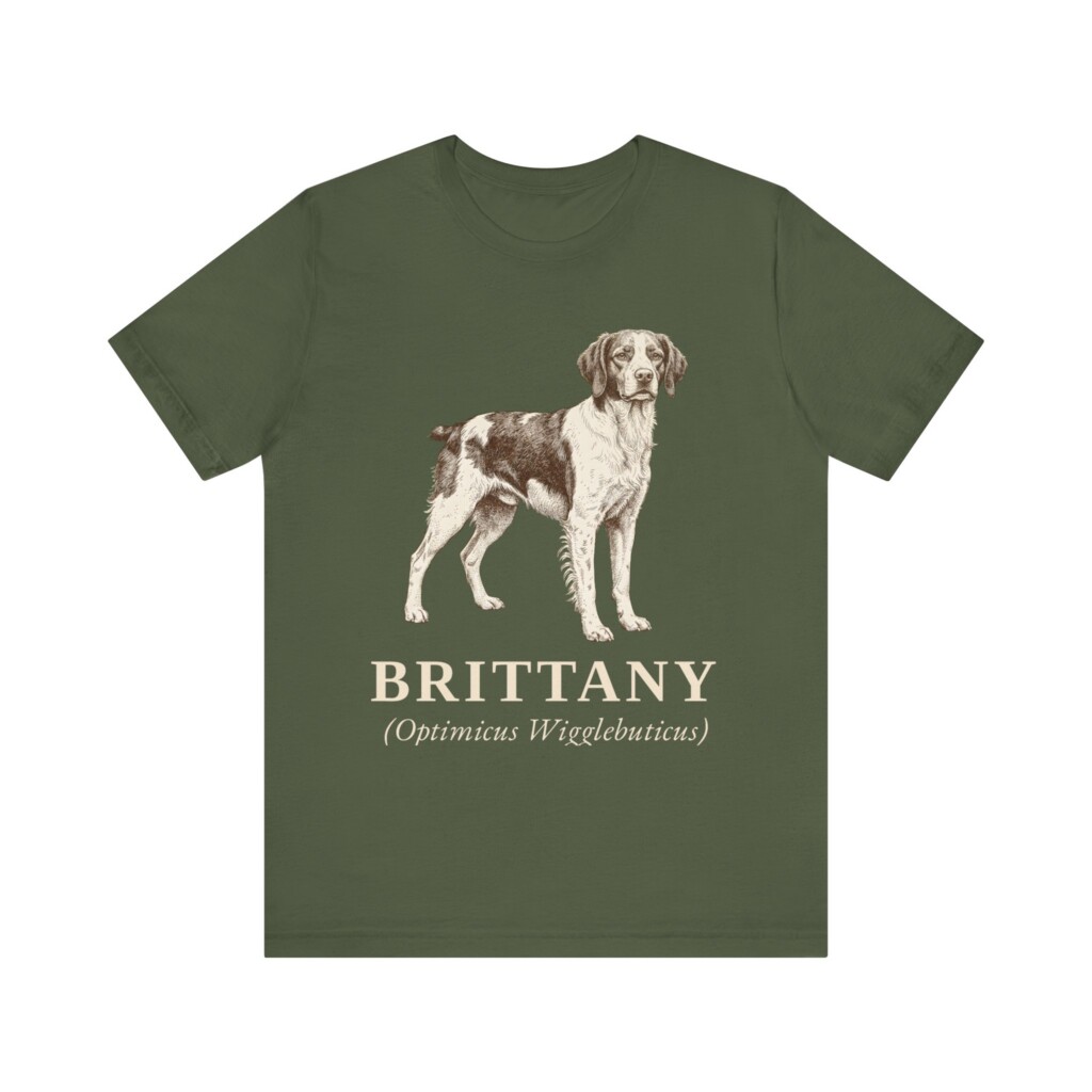 Brittany Latin Shirt, Vintage Dog Sketch Tee, Dog Latin Gift Brittany Latin Shirt, Vintage Dog Sketch Tee, Dog Latin Gift