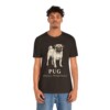 Pug Latin Shirt, Vintage Dog Sketch Tee, Dog Latin Gift
