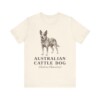 Australian Cattle Dog Latin Shirt, Vintage Dog Sketch Tee, Dog Latin Gift