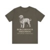 Bergamasco Sheepdog Latin Shirt, Vintage Dog Sketch Tee, Dog Latin Gift