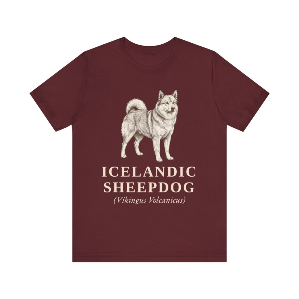 Icelandic Sheepdog Latin Shirt, Vintage Dog Sketch Tee, Dog Latin Gift Icelandic Sheepdog Latin Shirt, Vintage Dog Sketch Tee, Dog Latin Gift