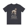 Black Russian Terrier Latin Shirt, Vintage Dog Sketch Tee, Dog Latin Gift