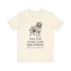 Polish Lowland Sheepdog Latin Shirt, Vintage Dog Sketch Tee, Dog Latin Gift