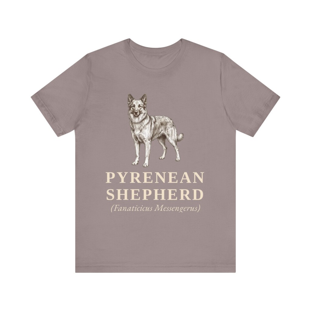 Pyrenean Shepherd Latin Shirt, Vintage Dog Sketch Tee, Dog Latin Gift Pyrenean Shepherd Latin Shirt, Vintage Dog Sketch Tee, Dog Latin Gift
