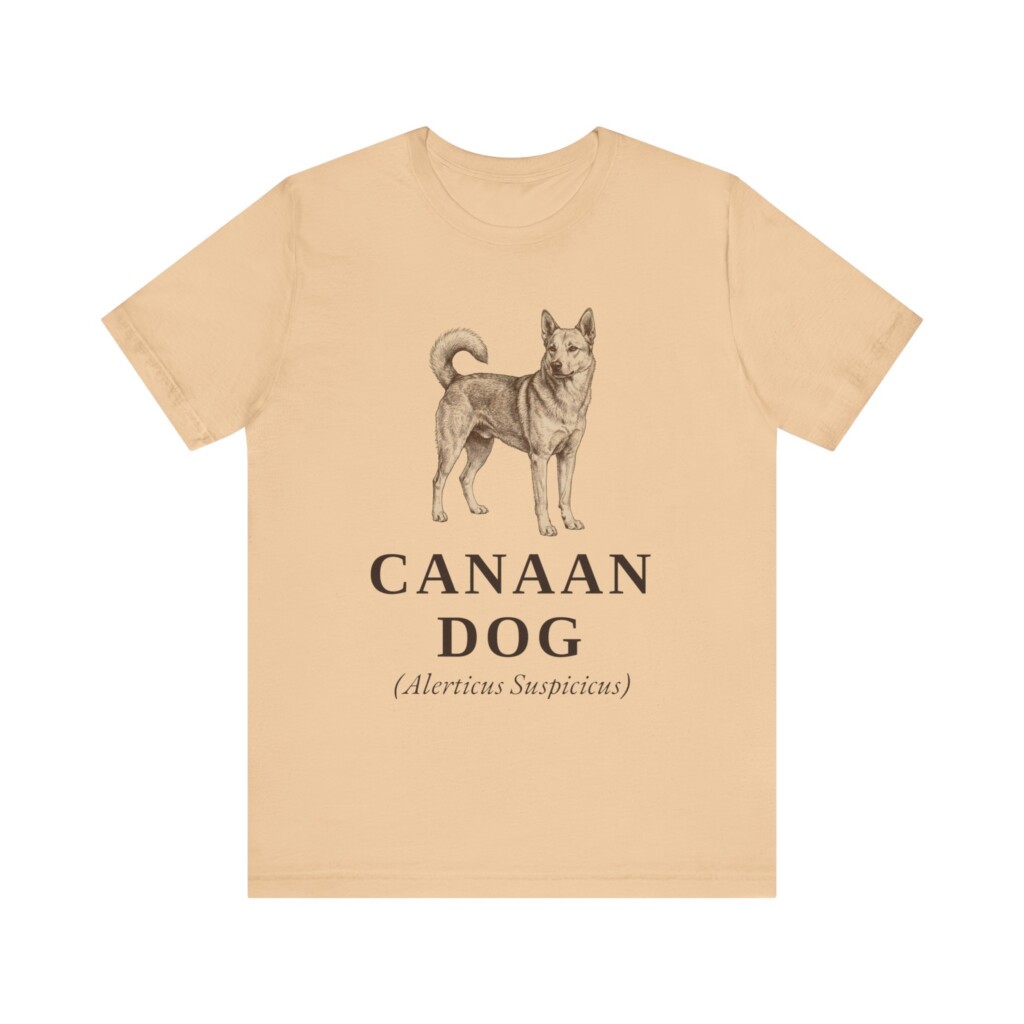 Canaan Dog Latin Shirt, Vintage Dog Sketch Tee, Dog Latin Gift Canaan Dog Latin Shirt, Vintage Dog Sketch Tee, Dog Latin Gift