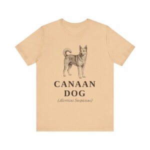 Canaan Dog Latin Shirt, Vintage Dog Sketch Tee, Dog Latin Gift Canaan Dog Latin Shirt, Vintage Dog Sketch Tee, Dog Latin Gift