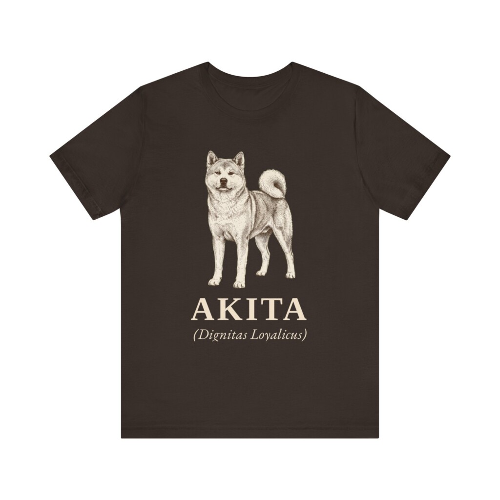 Akita Latin Shirt, Vintage Dog Sketch Tee, Dog Latin Gift Akita Latin Shirt, Vintage Dog Sketch Tee, Dog Latin Gift