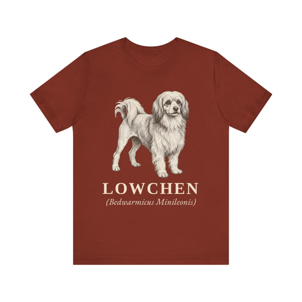 Lowchen Latin Shirt, Vintage Dog Sketch Tee, Dog Latin Gift