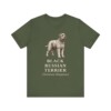 Black Russian Terrier Latin Shirt, Vintage Dog Sketch Tee, Dog Latin Gift