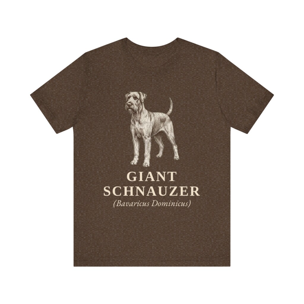 Giant Schnauzer Latin Shirt, Vintage Dog Sketch Tee, Dog Latin Gift Giant Schnauzer Latin Shirt, Vintage Dog Sketch Tee, Dog Latin Gift