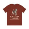 Fox Terrier (Wire) Latin Shirt, Vintage Dog Sketch Tee, Dog Latin Gift Fox Terrier (Wire) Latin Shirt, Vintage Dog Sketch Tee, Dog Latin Gift