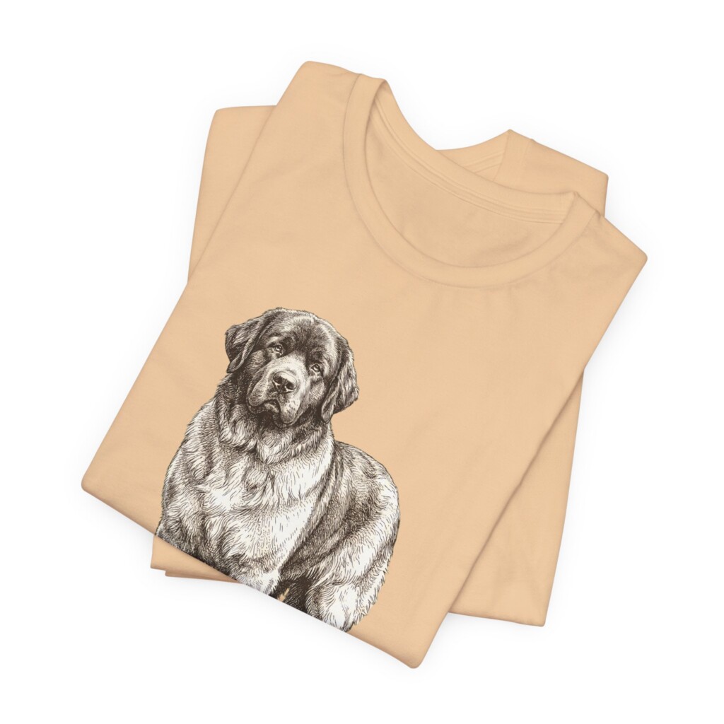 Newfoundland Dog Latin Shirt, Vintage Dog Sketch Tee, Dog Latin Gift Newfoundland Dog Latin Shirt, Vintage Dog Sketch Tee, Dog Latin Gift