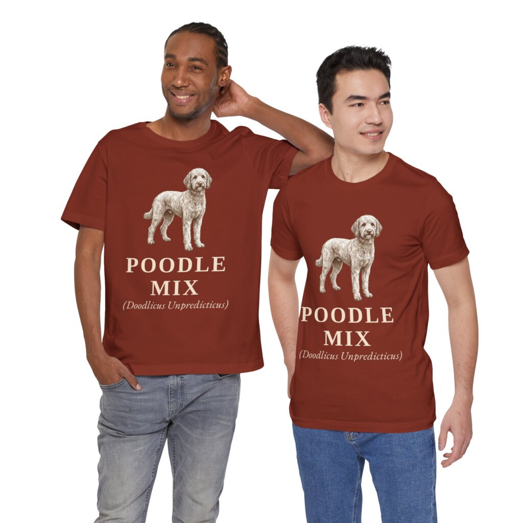 Poodle Mix Latin Shirt, Vintage Dog Sketch Tee, Dog Latin Gift Poodle Mix Latin Shirt, Vintage Dog Sketch Tee, Dog Latin Gift
