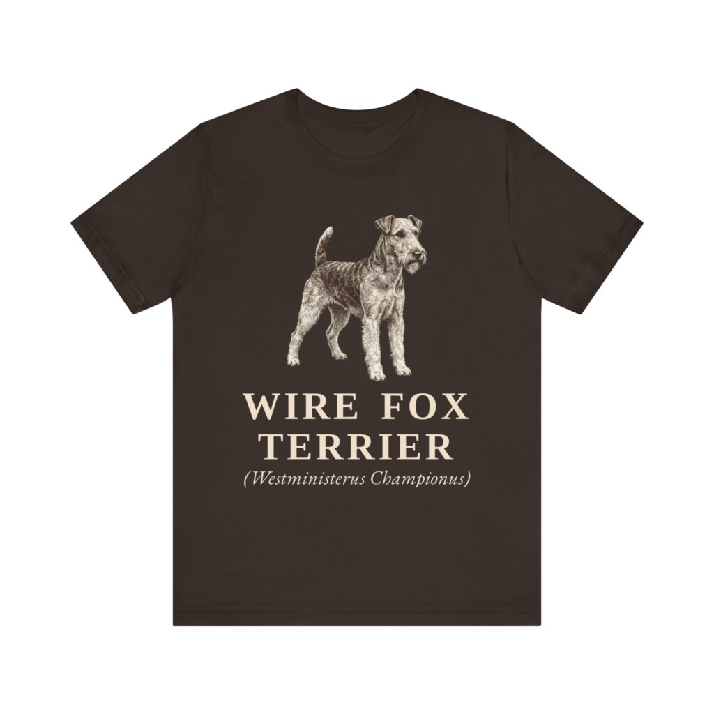 Fox Terrier (Wire) Latin Shirt, Vintage Dog Sketch Tee, Dog Latin Gift Fox Terrier (Wire) Latin Shirt, Vintage Dog Sketch Tee, Dog Latin Gift