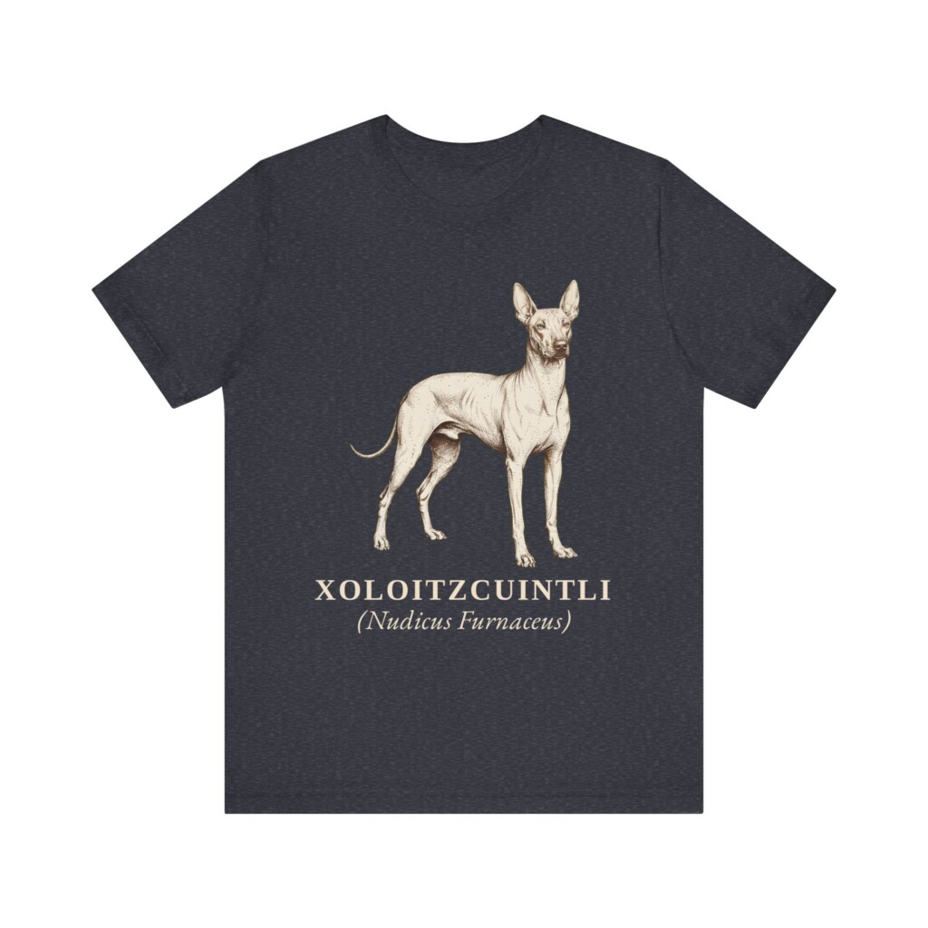 Xoloitzcuintli Latin Shirt, Vintage Dog Sketch Tee, Dog Latin Gift Xoloitzcuintli Latin Shirt, Vintage Dog Sketch Tee, Dog Latin Gift