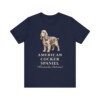 American Cocker Spaniel Latin Shirt, Vintage Dog Sketch Tee, Dog Latin Gift