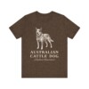 Australian Cattle Dog Latin Shirt, Vintage Dog Sketch Tee, Dog Latin Gift