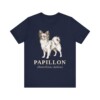 Papillon Latin Shirt, Vintage Dog Sketch Tee, Dog Latin Gift
