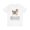 Shetland Sheepdog Latin Shirt, Vintage Dog Sketch Tee, Dog Latin Gift
