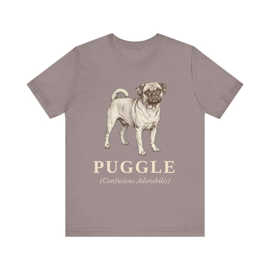 Puggle Latin Shirt, Vintage Dog Sketch Tee, Dog Latin Gift Puggle Latin Shirt, Vintage Dog Sketch Tee, Dog Latin Gift