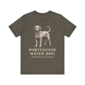 Portuguese Water Dog Latin Shirt, Vintage Dog Sketch Tee, Dog Latin Gift