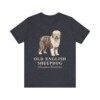 Old English Sheepdog Latin Shirt, Vintage Dog Sketch Tee, Dog Latin Gift