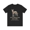 Australian Kelpie Latin Shirt, Vintage Dog Sketch Tee, Dog Latin Gift