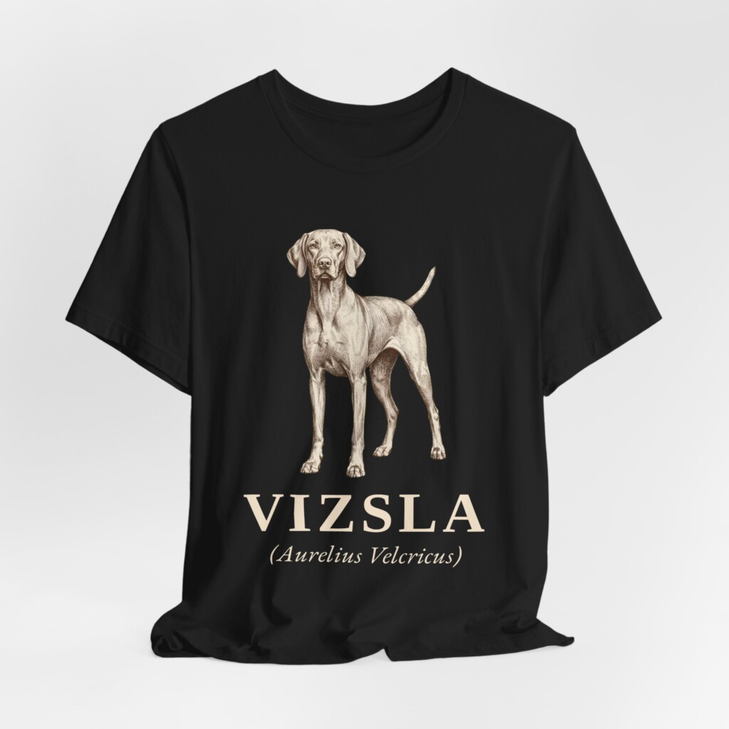 Vizsla Latin Shirt, Vintage Dog Sketch Tee, Dog Latin Gift