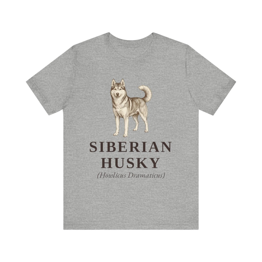 Siberian Husky Latin Shirt, Vintage Dog Sketch Tee, Dog Latin Gift Siberian Husky Latin Shirt, Vintage Dog Sketch Tee, Dog Latin Gift