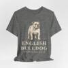 English Bulldog Latin Shirt, Vintage Dog Sketch Tee, Dog Latin Gift