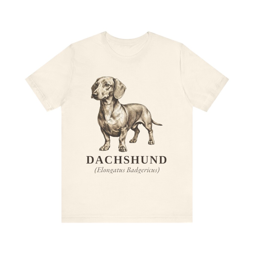 Dachshund Latin Shirt, Vintage Dog Sketch Tee, Dog Latin Gift Dachshund Latin Shirt, Vintage Dog Sketch Tee, Dog Latin Gift