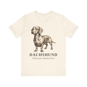 Dachshund Latin Shirt, Vintage Dog Sketch Tee, Dog Latin Gift