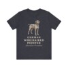 German Wirehaired Pointer Latin Shirt, Vintage Dog Sketch Tee, Dog Latin Gift