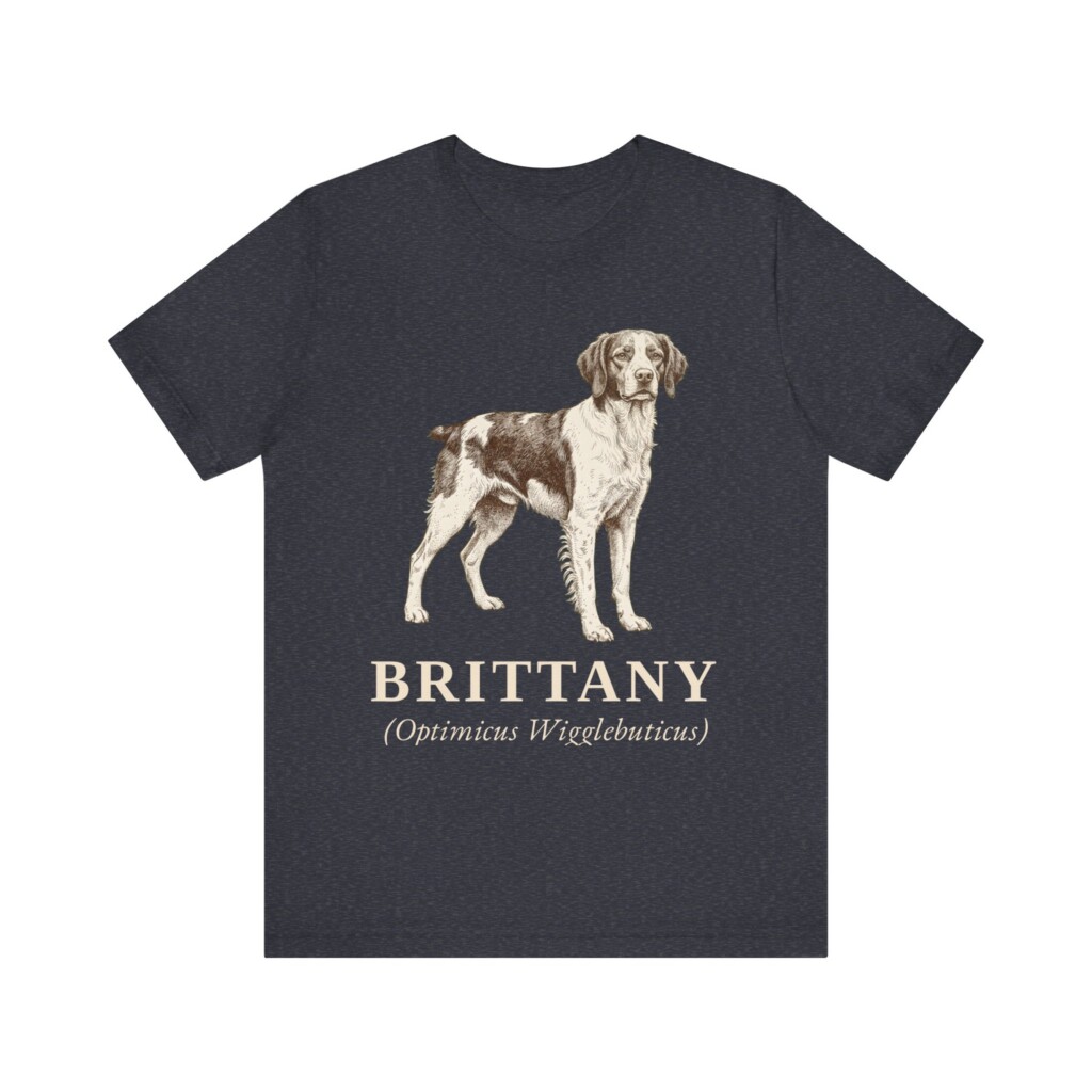 Brittany Latin Shirt, Vintage Dog Sketch Tee, Dog Latin Gift Brittany Latin Shirt, Vintage Dog Sketch Tee, Dog Latin Gift