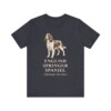English Springer Spaniel Latin Shirt, Vintage Dog Sketch Tee, Dog Latin Gift