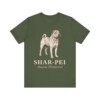 Shar-Pei Latin Shirt, Vintage Dog Sketch Tee, Dog Latin Gift