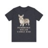 Corgi Dad Shirt, Vintage Dog Sketch Tee, Dog Dad Gift