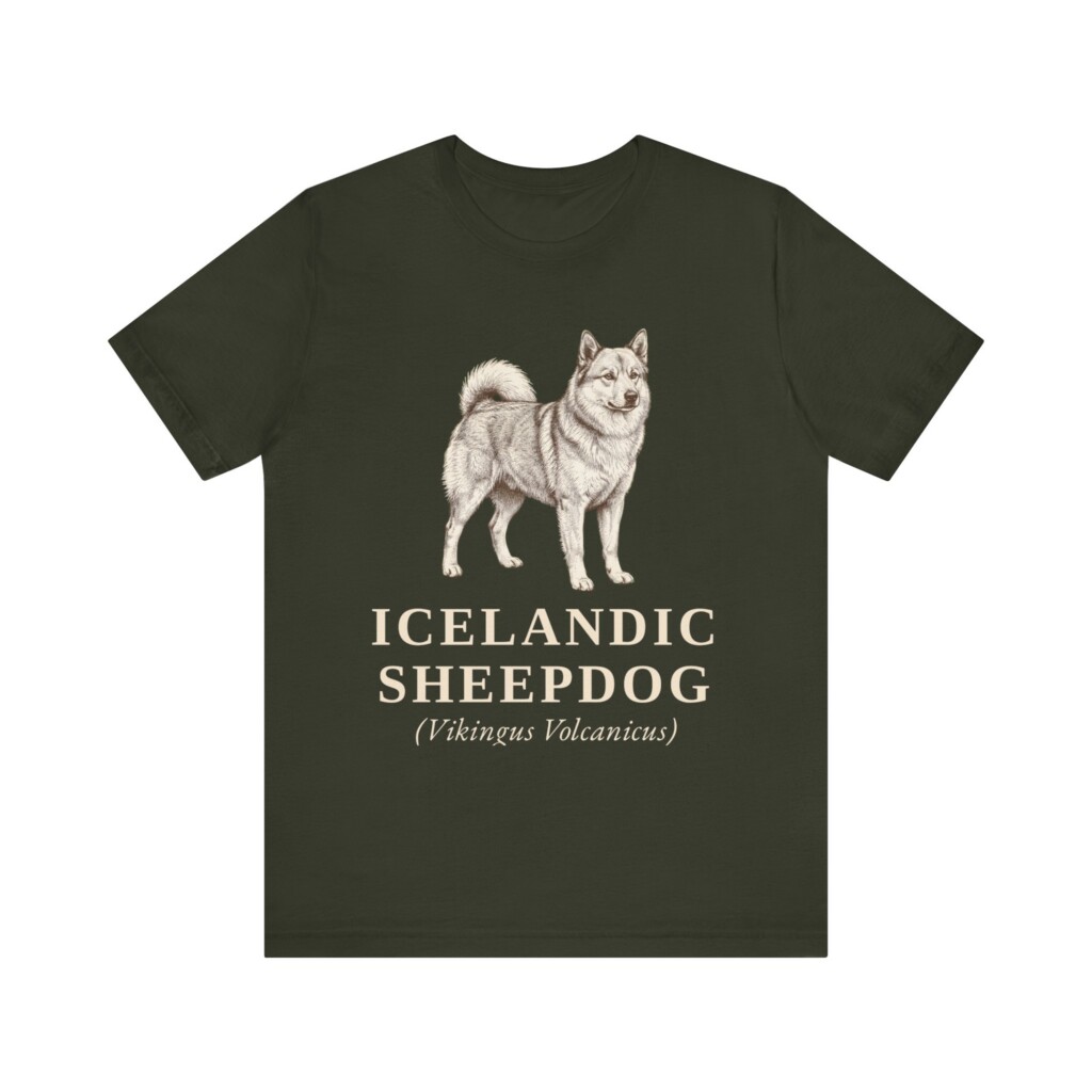 Icelandic Sheepdog Latin Shirt, Vintage Dog Sketch Tee, Dog Latin Gift Icelandic Sheepdog Latin Shirt, Vintage Dog Sketch Tee, Dog Latin Gift