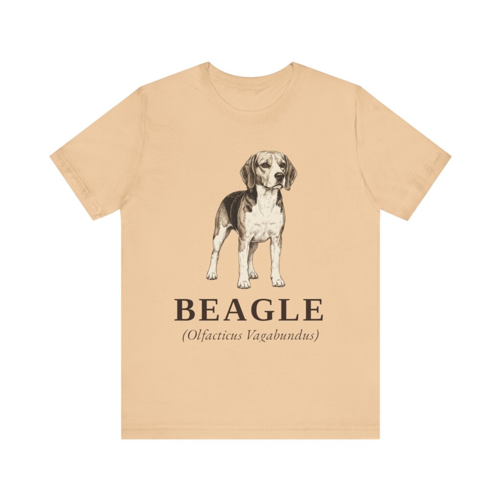 Beagle Latin Shirt, Vintage Dog Sketch Tee, Dog Latin Gift Beagle Latin Shirt, Vintage Dog Sketch Tee, Dog Latin Gift