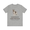 German Shepherd Latin Shirt, Vintage Dog Sketch Tee, Dog Latin Gift