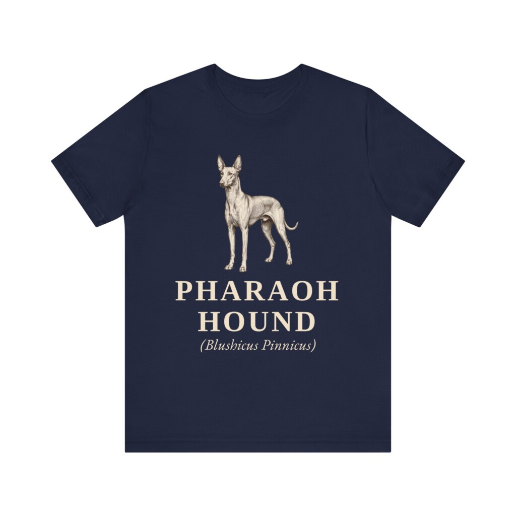 Pharaoh Hound Latin Shirt, Vintage Dog Sketch Tee, Dog Latin Gift