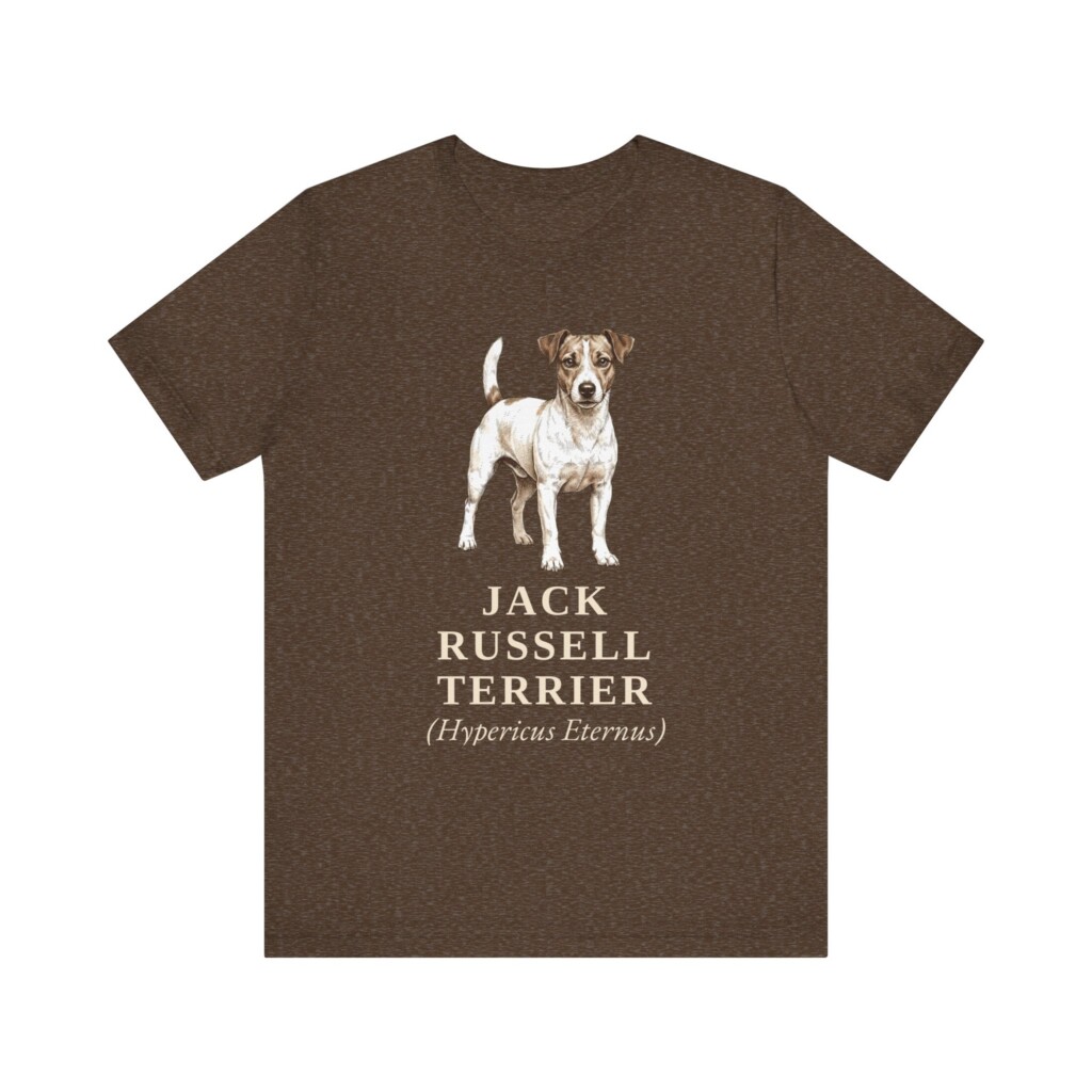 Jack Russell Terrier Latin Shirt, Vintage Dog Sketch Tee, Dog Latin Gift