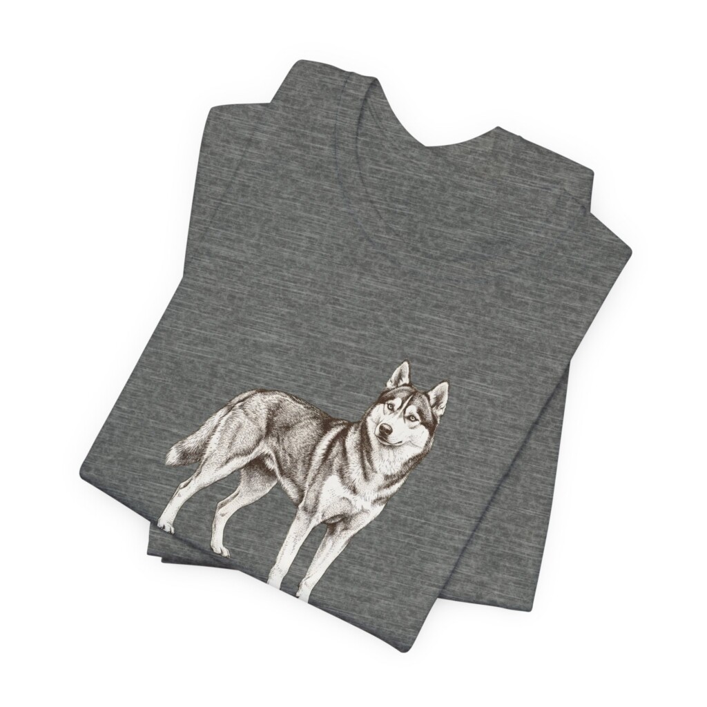 Alaskan Husky Latin Shirt, Vintage Dog Sketch Tee, Dog Latin Gift Alaskan Husky Latin Shirt, Vintage Dog Sketch Tee, Dog Latin Gift