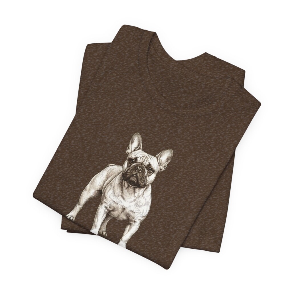 French Bulldog Latin Shirt, Vintage Dog Sketch Tee, Dog Latin Gift